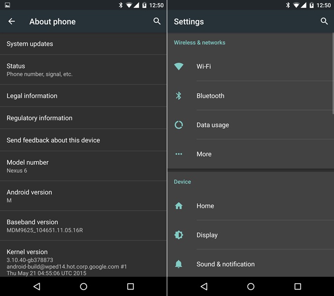 Pengumuman android M akan bertema gelap